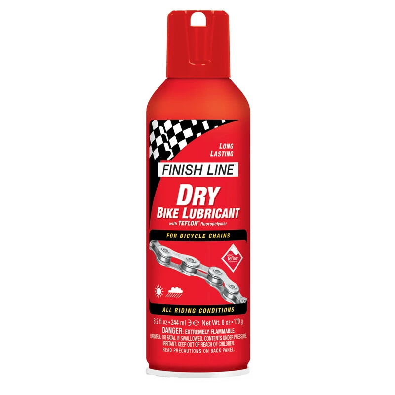 FinishLine Trockenschmiermittel, TEFLON PLUS, Spray 244 Ml