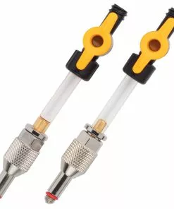 Jagwire Ersatzteil, ELITE BLEED KIT MINERAL Universal Adapter Quick Turn Valve, Red Seals WST055