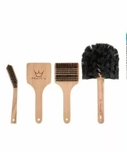 Peaty's Bicycle Brush Set, 4 B&uuml;rsten