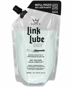Peaty's LinkLube Dry Chain Lube, Refill Pouch, 360ml