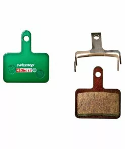 SwissStop Bremsbelag Disc 15 Shimano/TRP/Tektro Organic, Box &agrave; 25 Paar, Deore BR-M575/525/515, LX BR-T675/505, TRP, Tektro MONTAGE